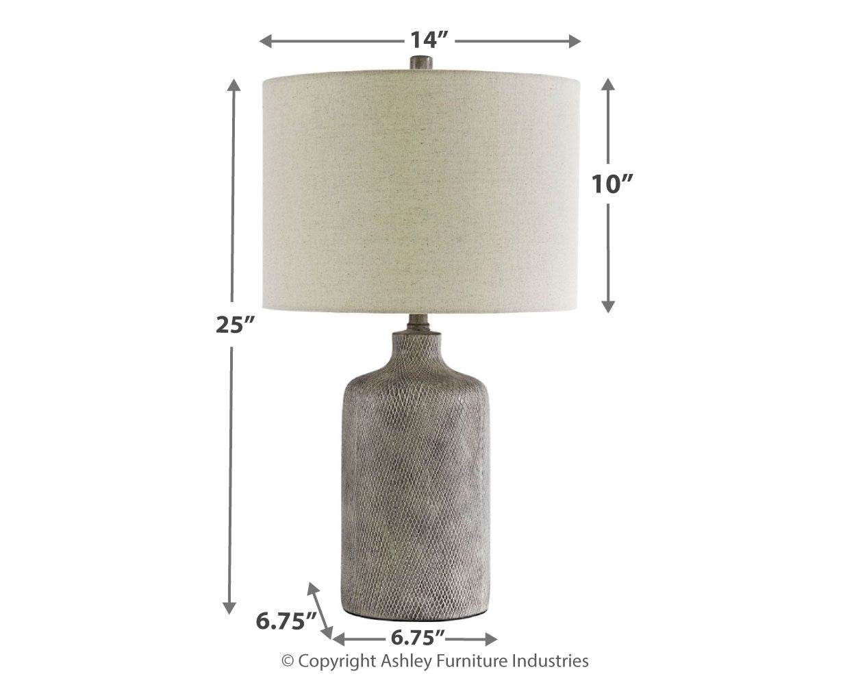 Linus - Antique Black - Ceramic Table Lamp - Forward Furniture