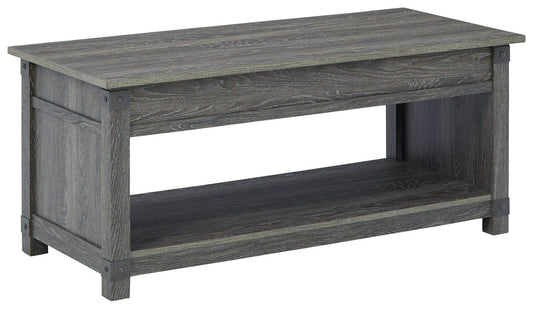 Freedan - Grayish Brown - Rect Lift Top Cocktail Table - Forward Furniture