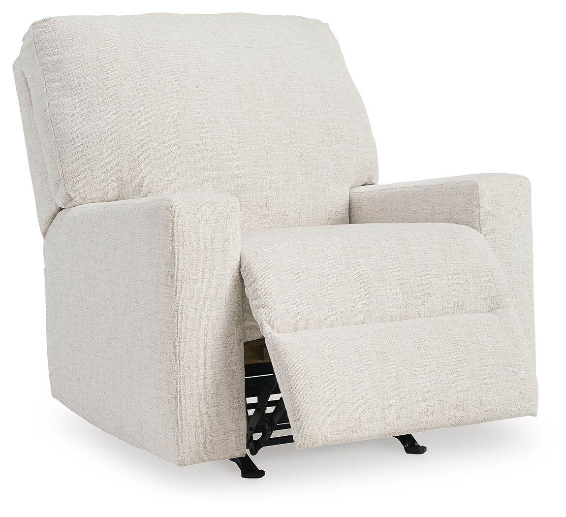 Rannis - Snow - Rocker Recliner - Fabric - Forward Furniture