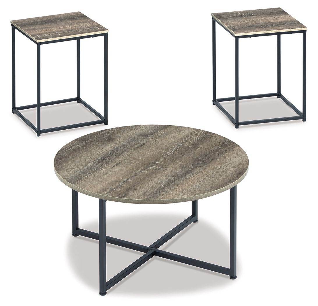 Wadeworth - Brown / Beige - Occasional Table Set (Set of 3) - Forward Furniture