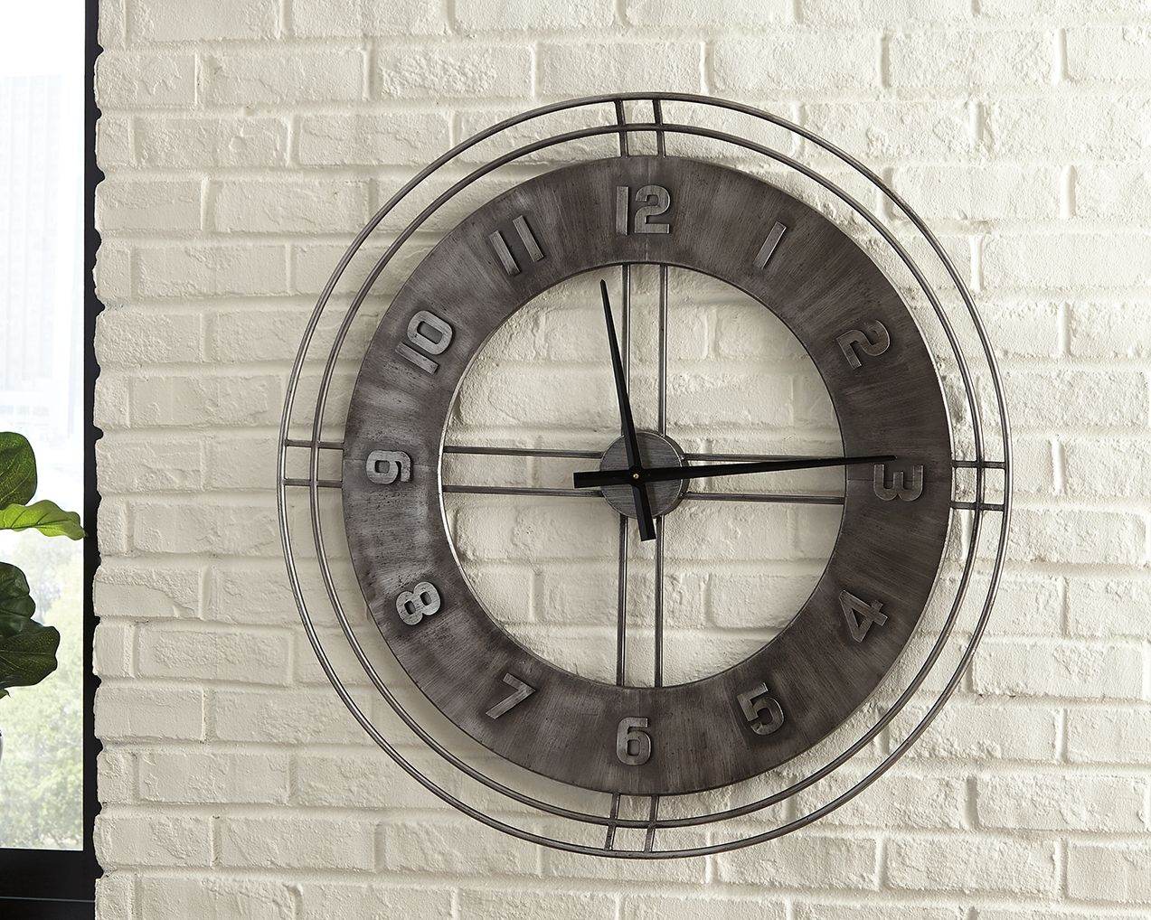Ana Sofia - Antique Gray - Wall Clock - Forward Furniture