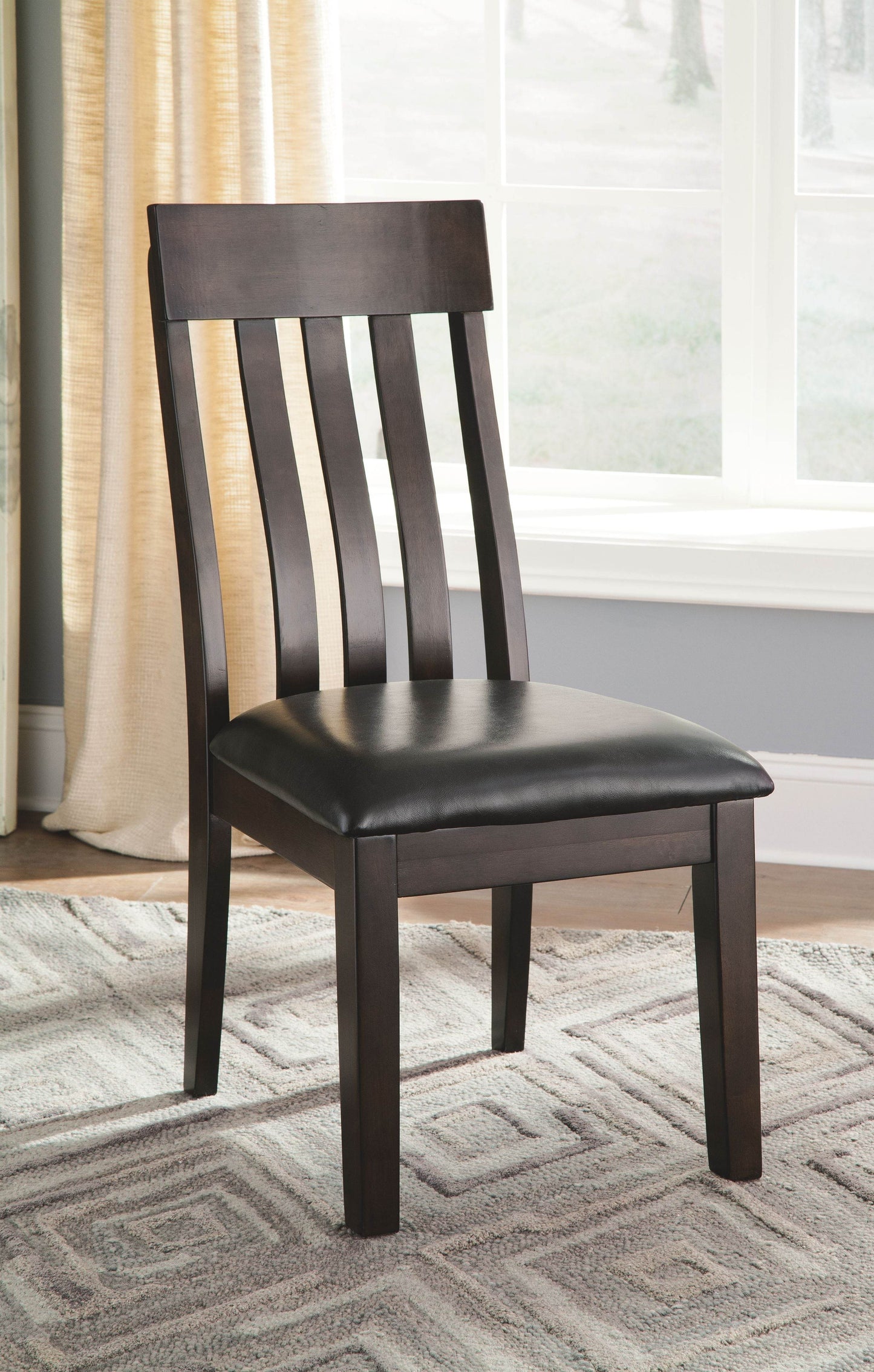 Haddigan - Dark Brown - Dining UPH Side Chair (Set of 2) - Forward Furniture