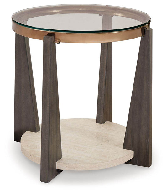 Frazwa - Multi - Round End Table - Forward Furniture