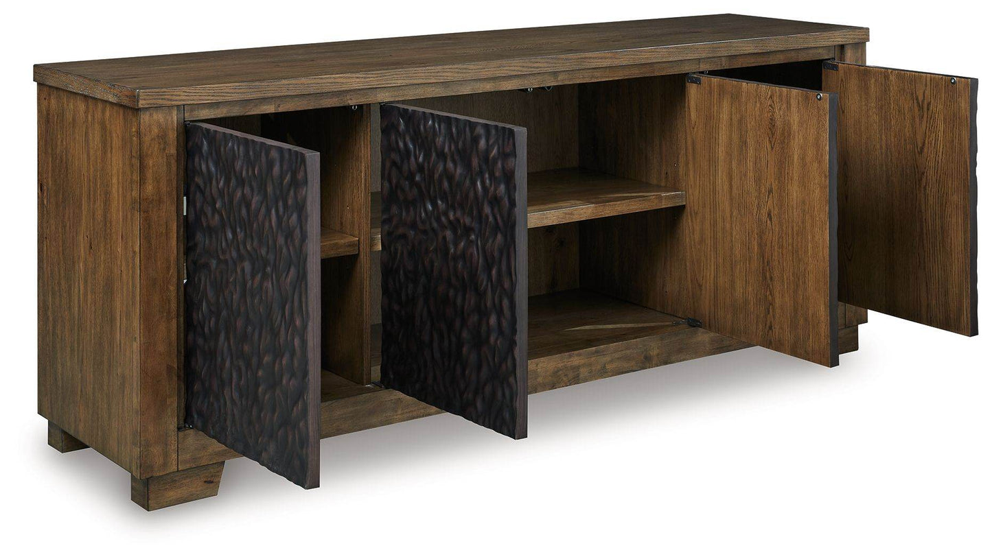 Rosswain - Warm Brown - Extra Large TV Stand - Forward Furniture