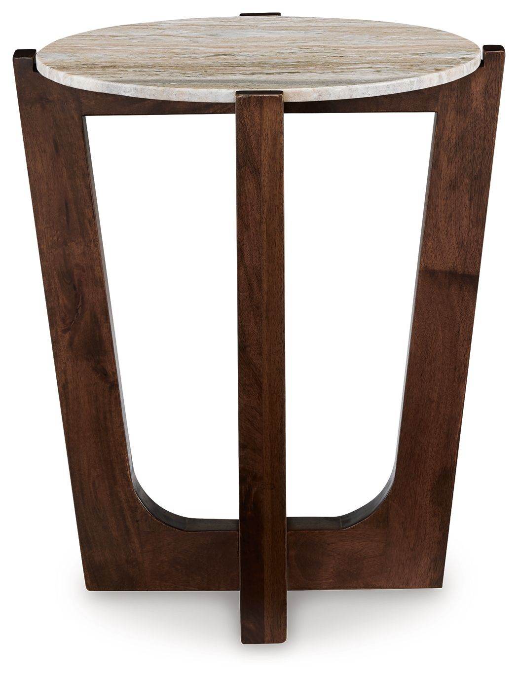 Tanidore - Warm Brown - Round End Table - Forward Furniture