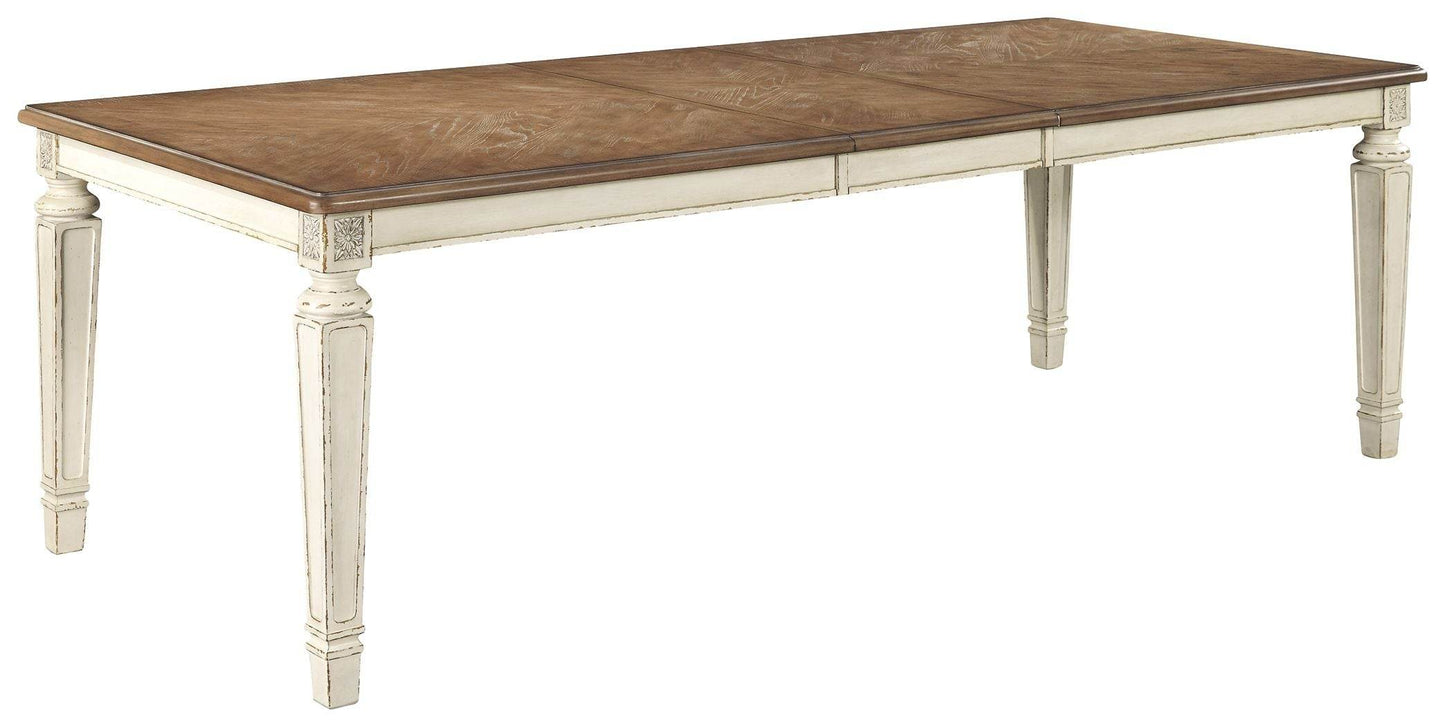 Realyn - Chipped White - Rectangular Dining Room Extension Table - Forward Furniture