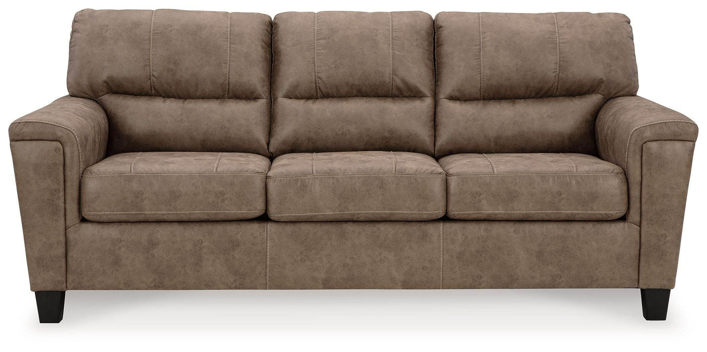 Navi - Fossil - 3 Pc. - Sofa, Loveseat, Rocker Recliner - Forward Furniture