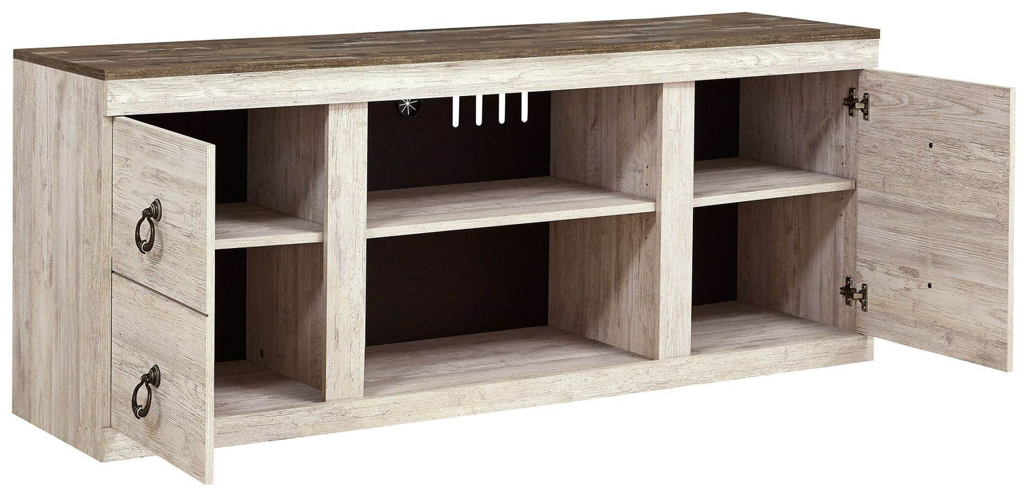 Willowton - TV Stand With Fireplace Option - Forward Furniture