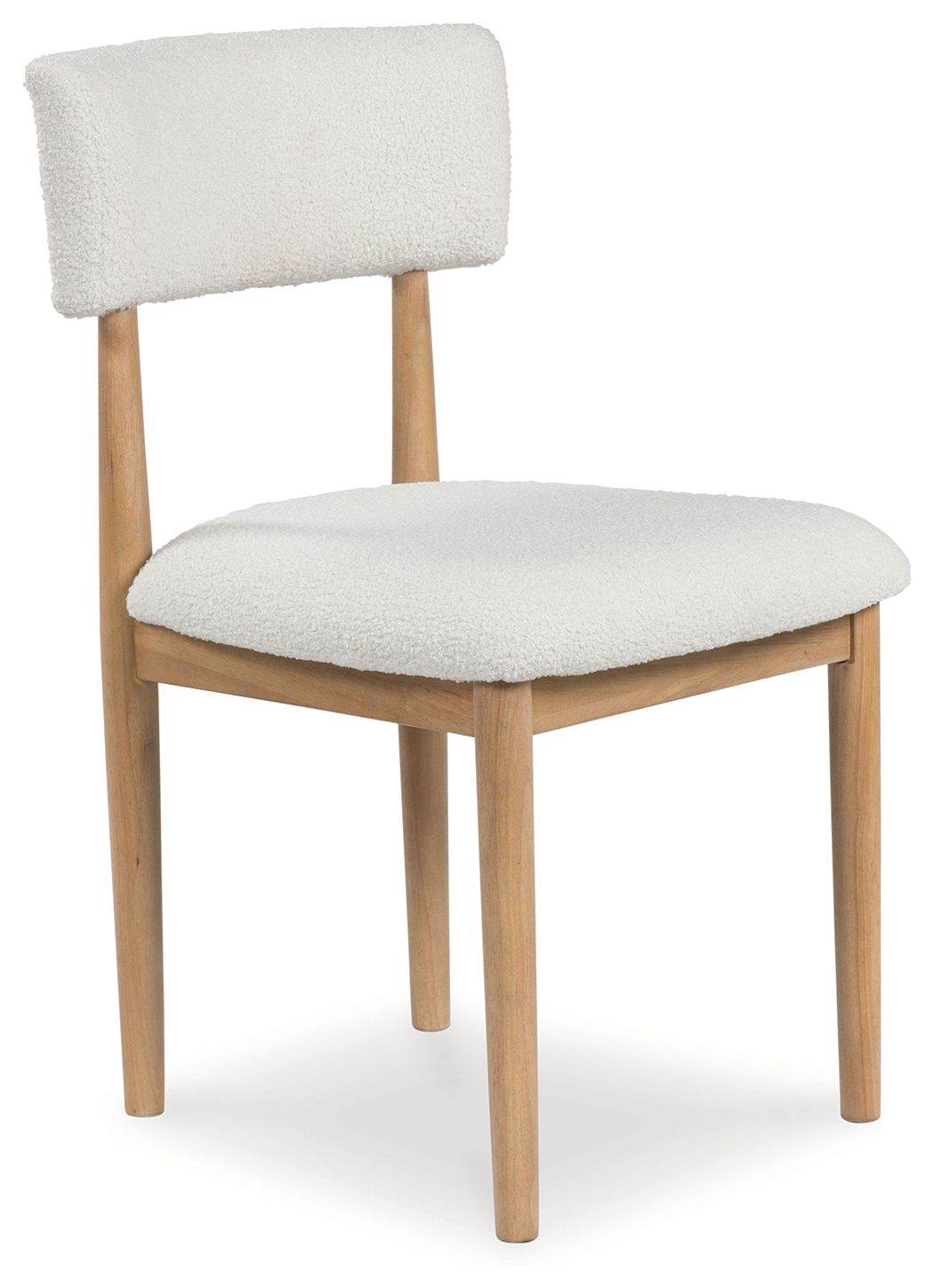 Sawdyn - White / Light Brown - Dining Upholstered Side Chair (Set of 2) - Forward Furniture