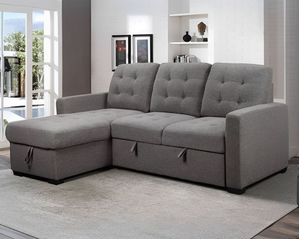 Dyno Reversible Sectional with Sleeper Storage