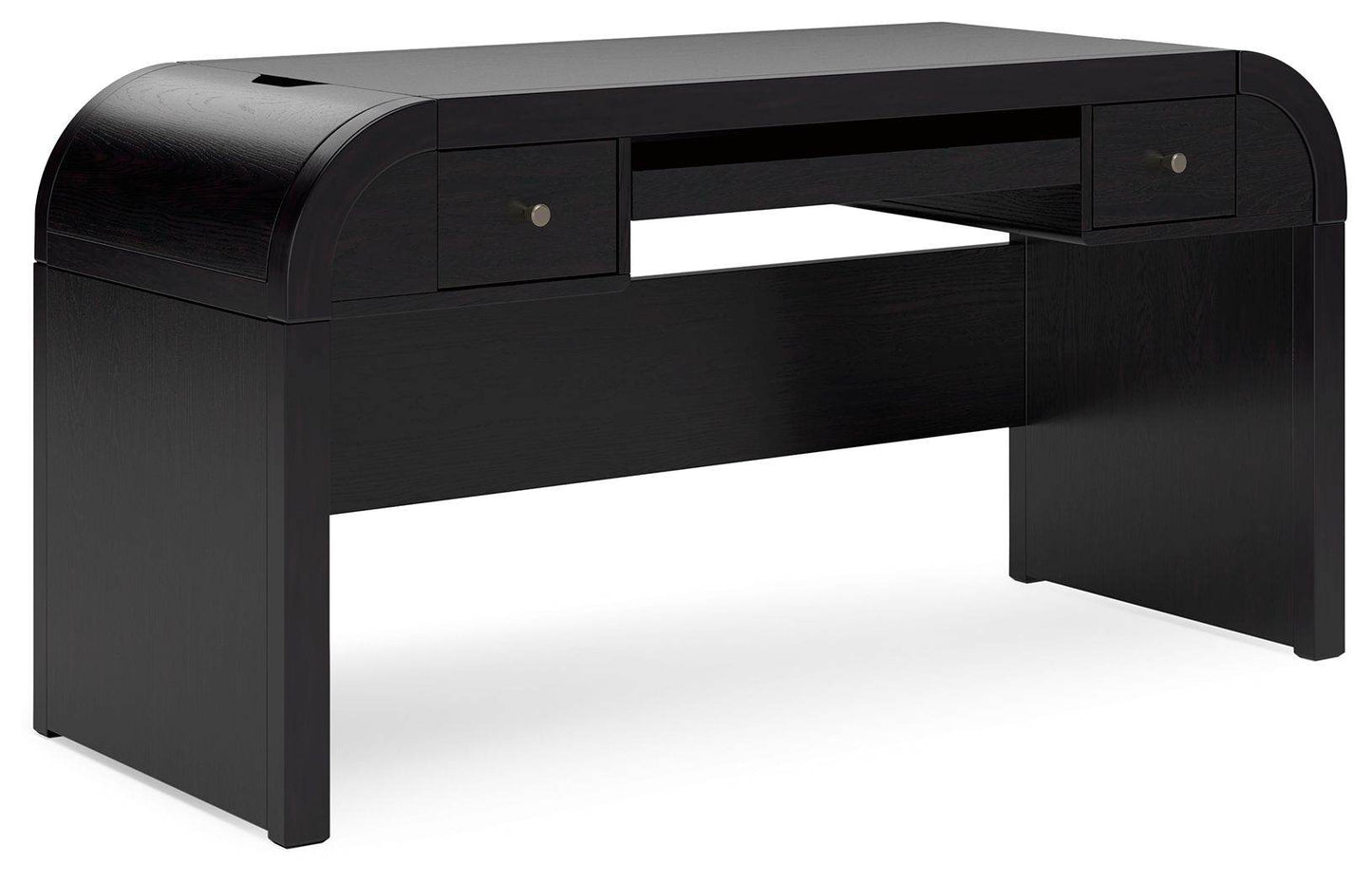 Rowanbeck - Black - Home Office Desk - Forward Furniture