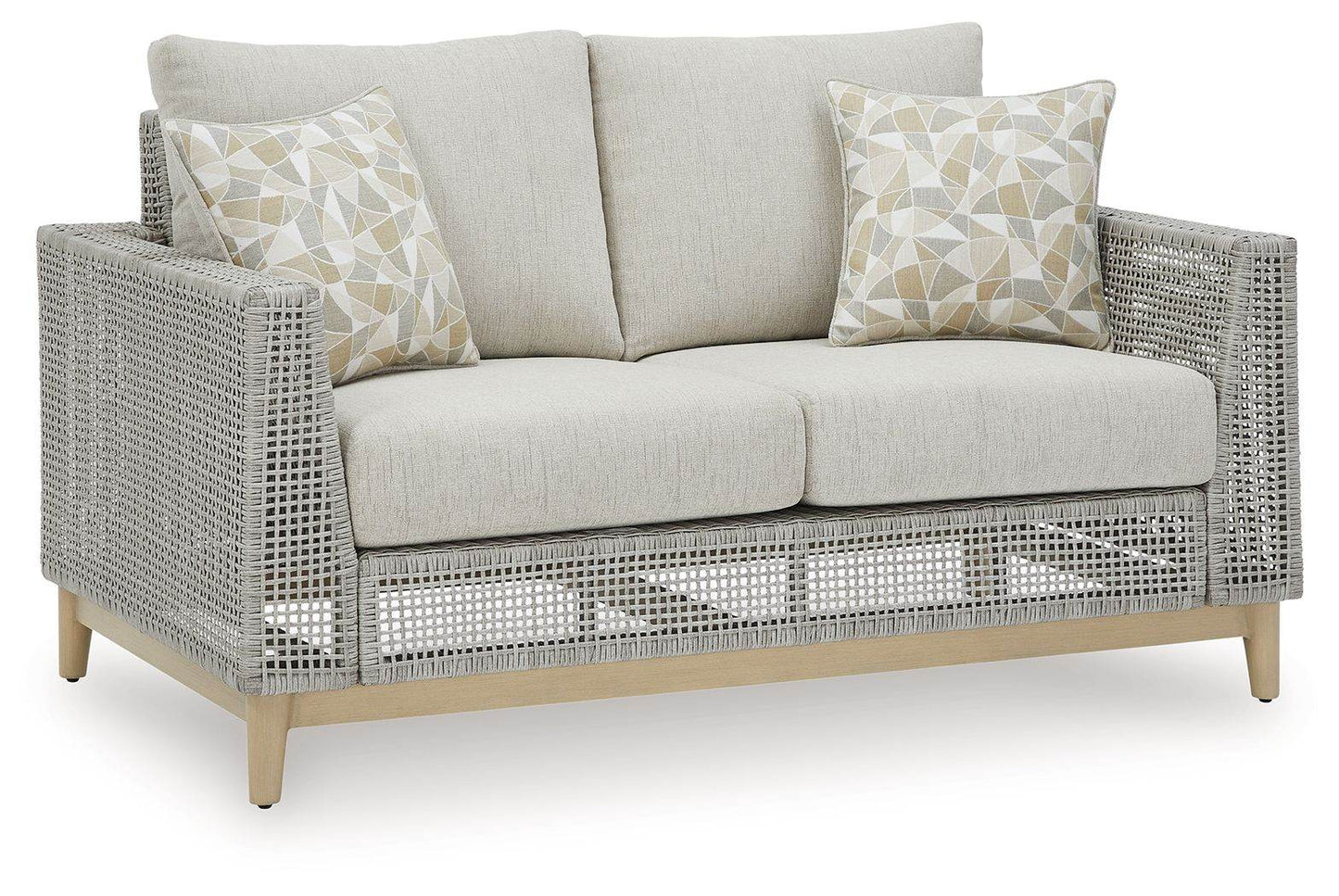 Seton Creek - Gray - Loveseat With Cushion - Forward Furniture