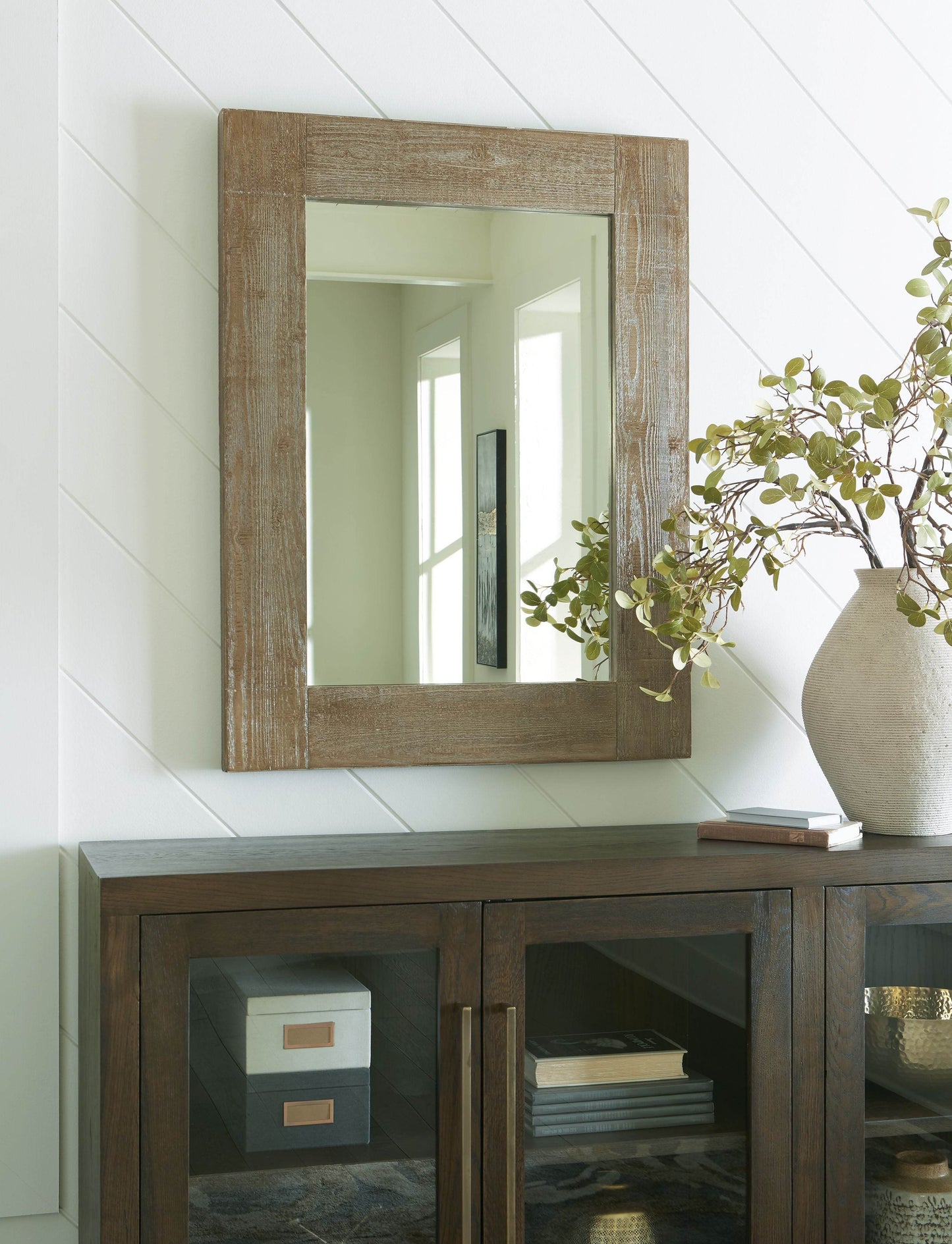 Waltleigh - Distressed Brown - Accent Mirror - Forward Furniture
