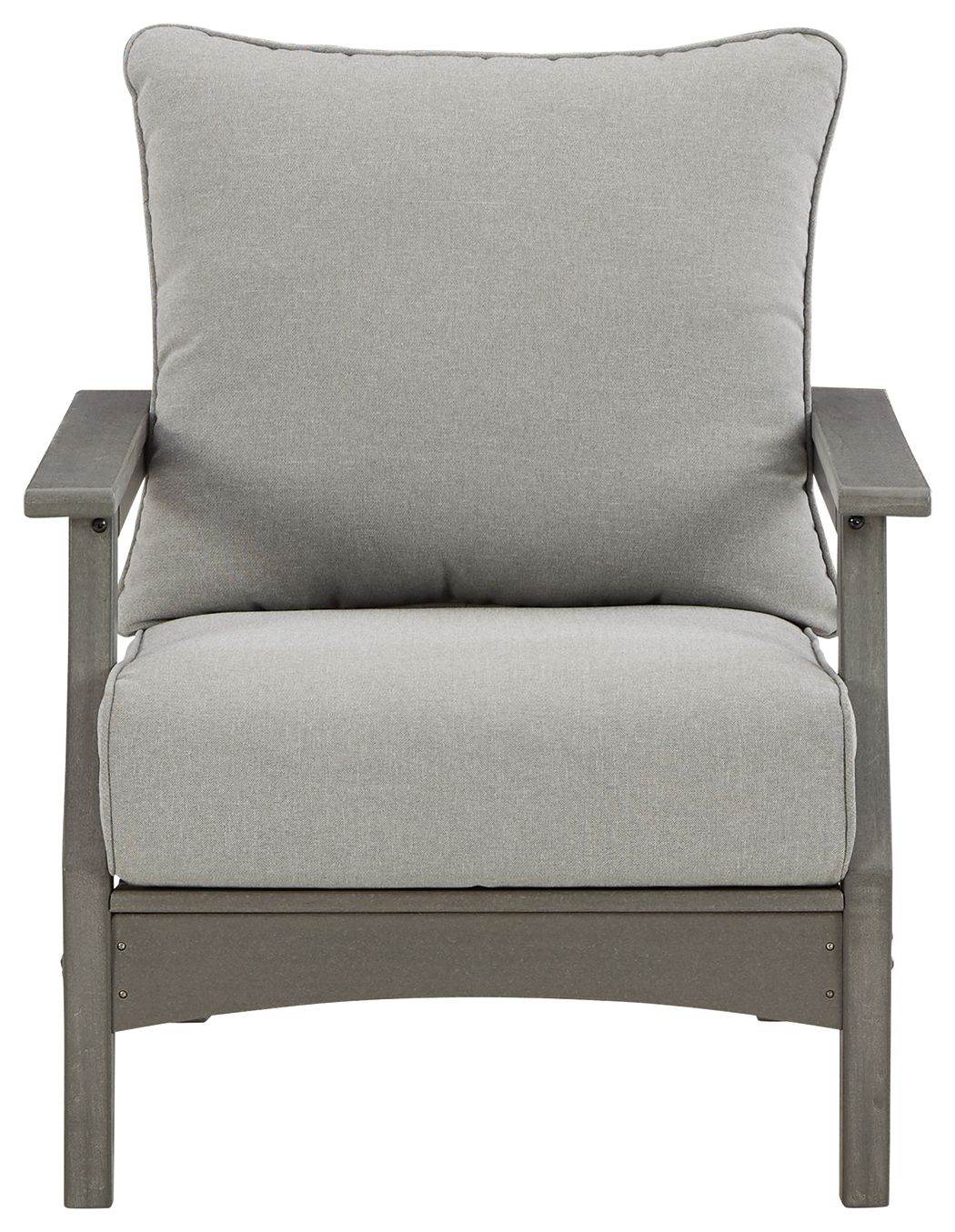 Visola - Gray - Lounge Chair w/Cushion (Set of 2) - Forward Furniture