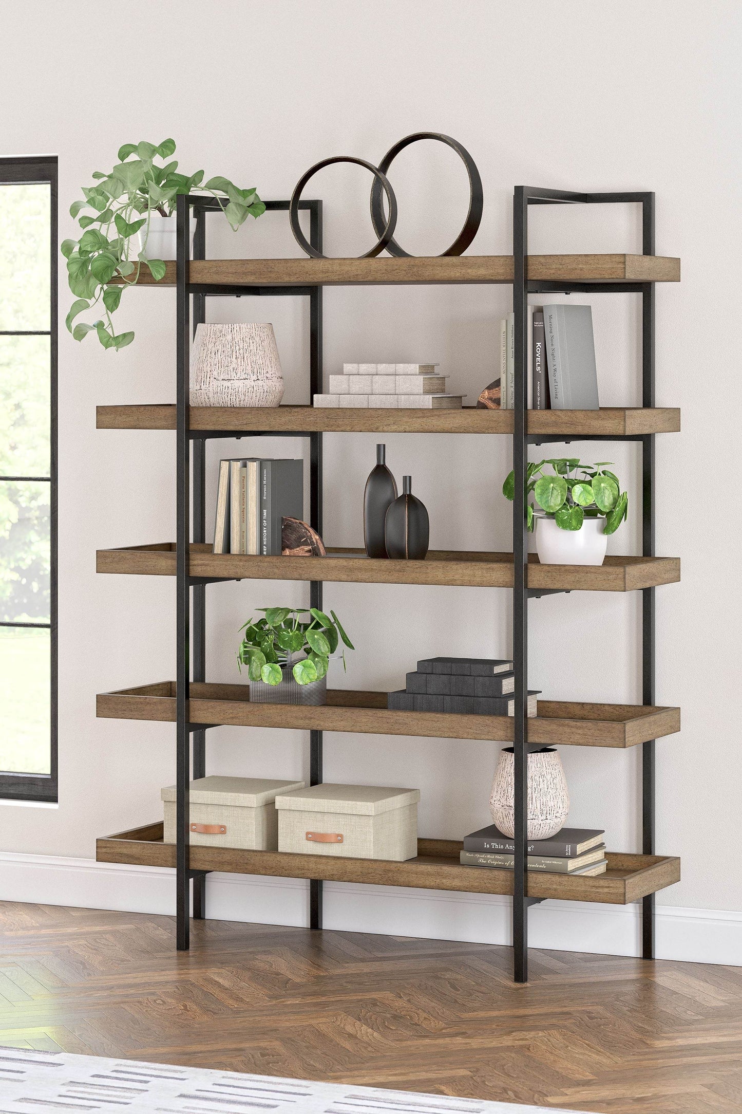 Montia - Light Brown - Bookcase - Forward Furniture