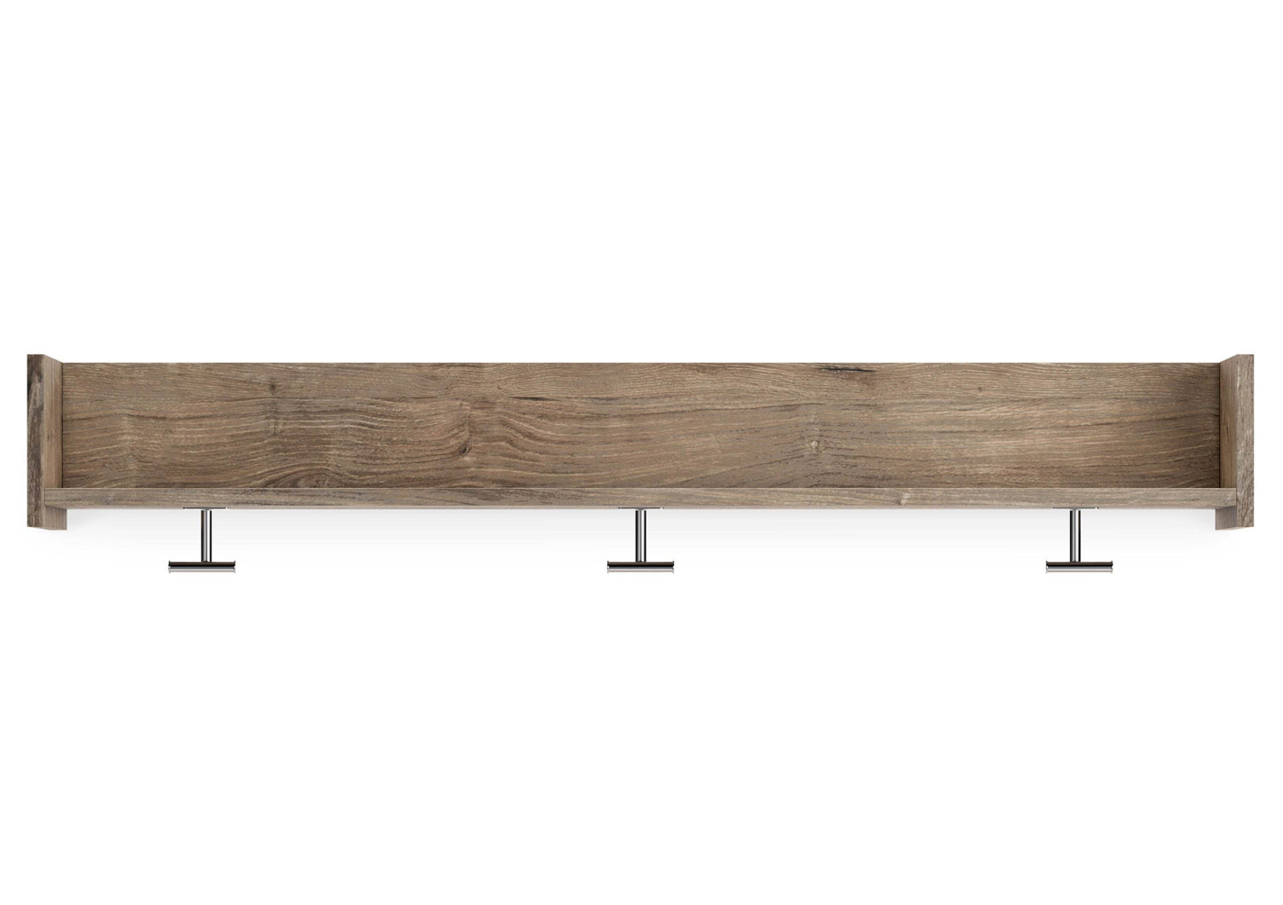 Oliah - Natural - Wall Mounted Coat Rack w/Shelf - Forward Furniture