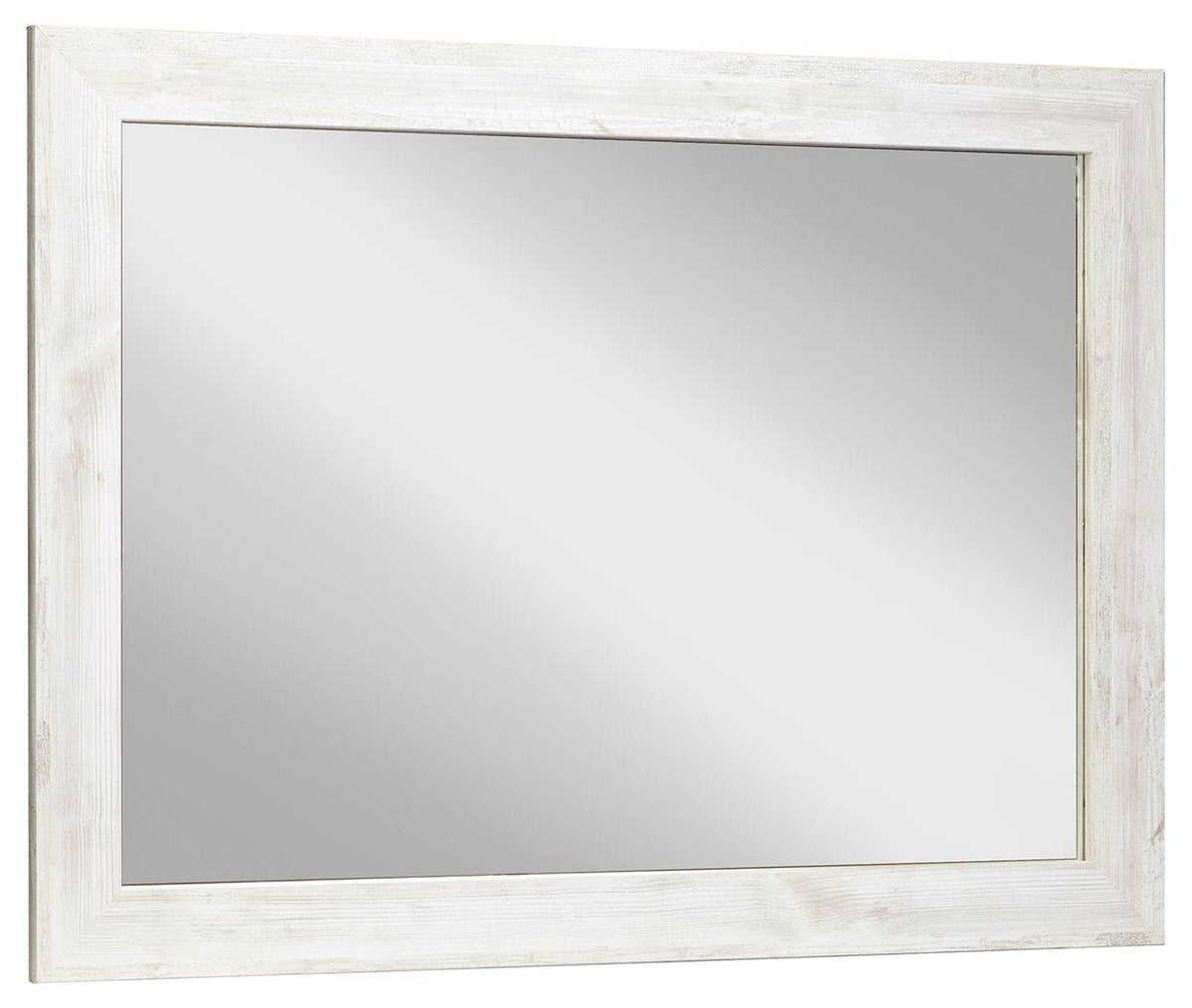 Paxberry - Bedroom Accent Mirror - Whitewash