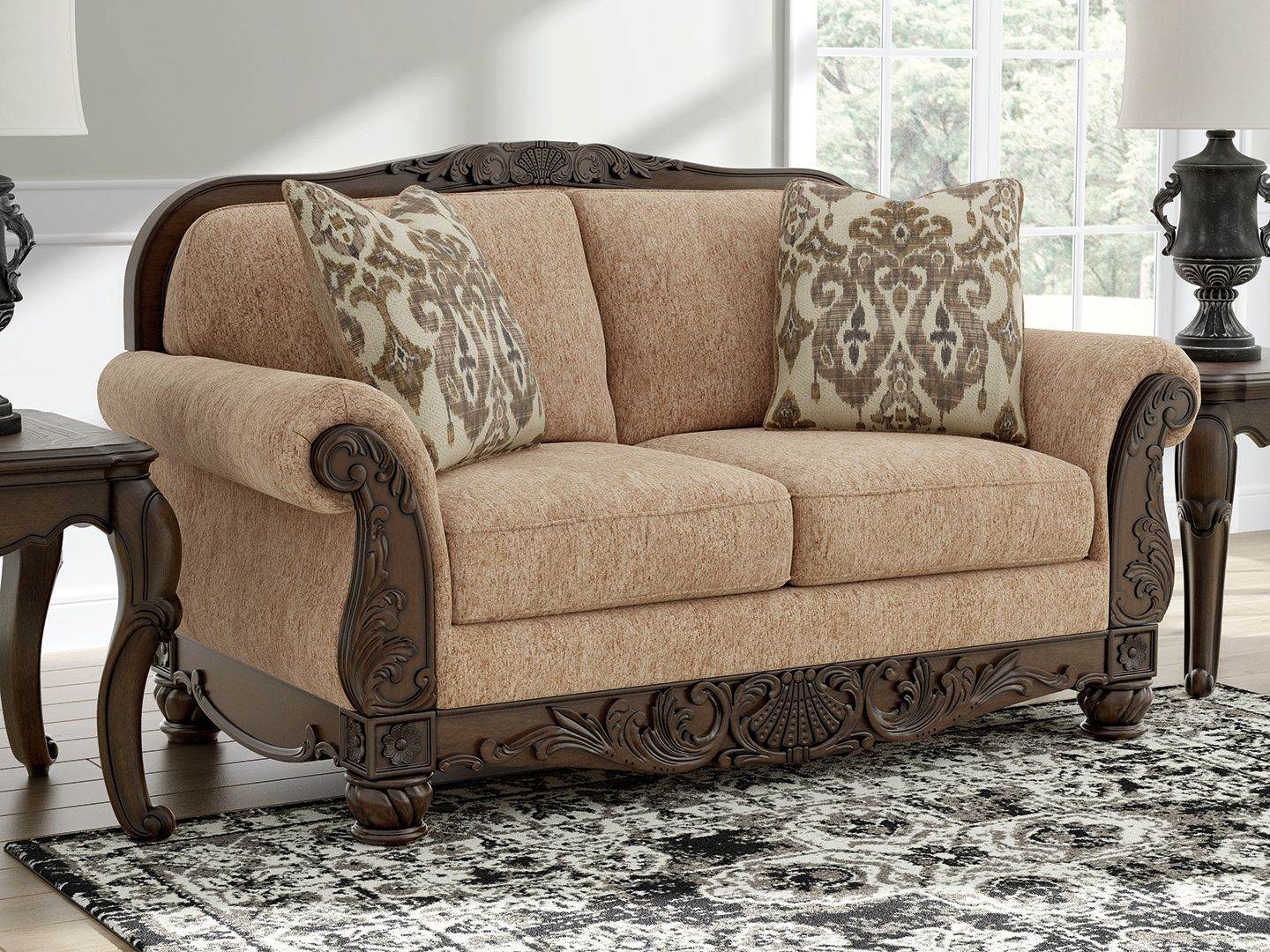 Chelsworth - Golden - Loveseat - Forward Furniture