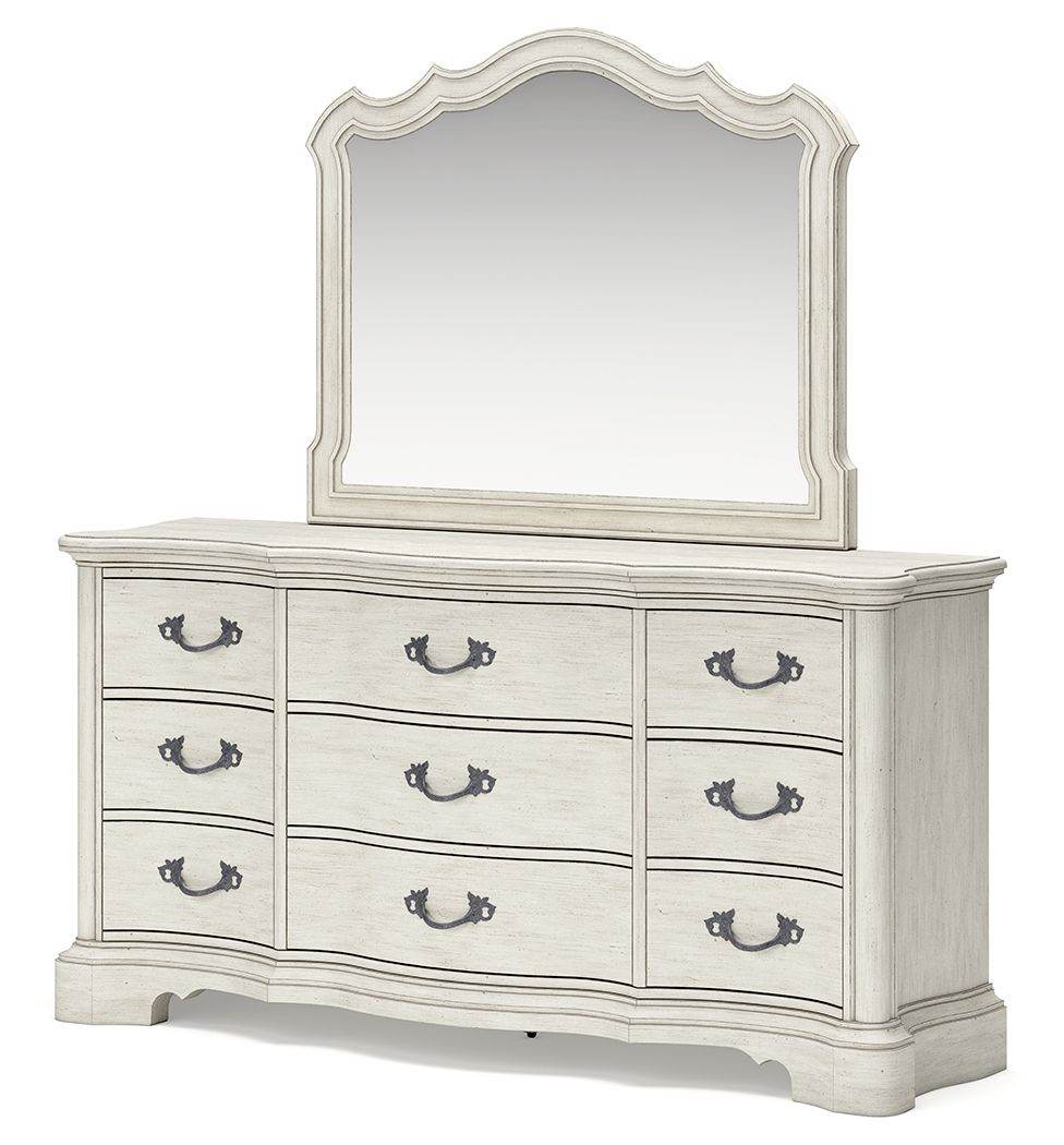 Arlendyne - Antique White - Dresser And Mirror - Forward Furniture