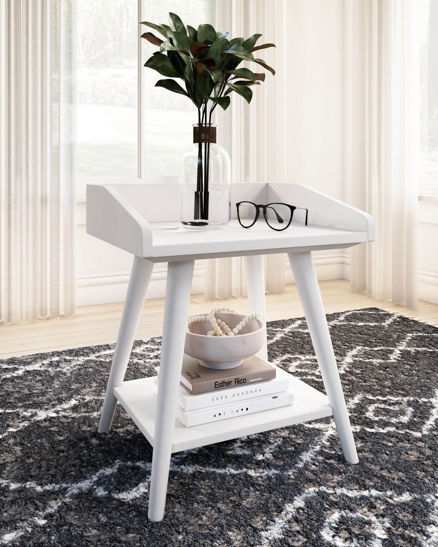 Blariden - White - Accent Table - Forward Furniture
