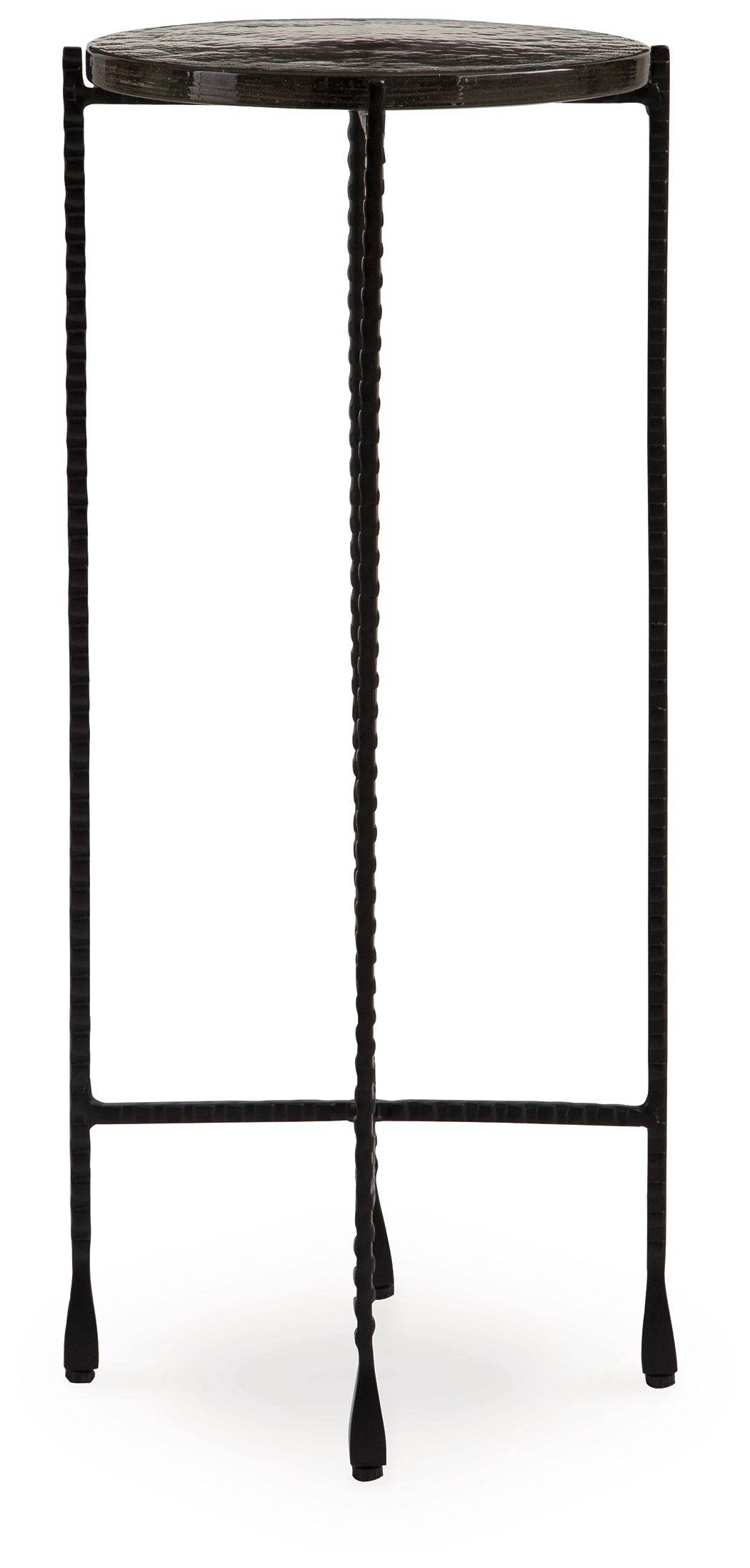 Newgoren - Clear / Black - Accent Table - Forward Furniture