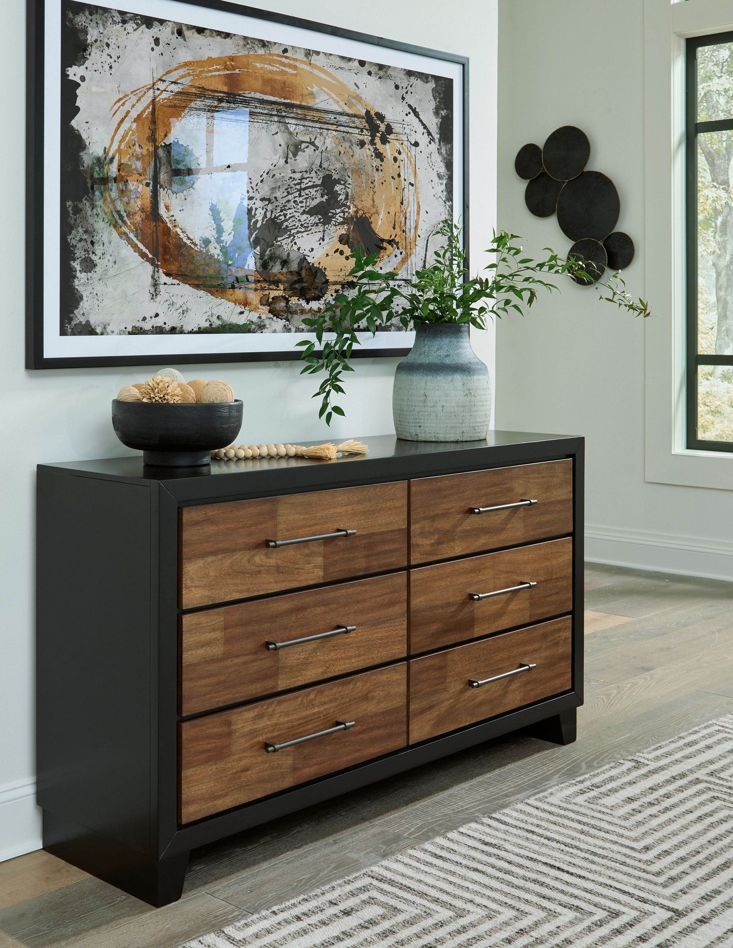 Kraeburn - Brown / Black - Dresser - Forward Furniture