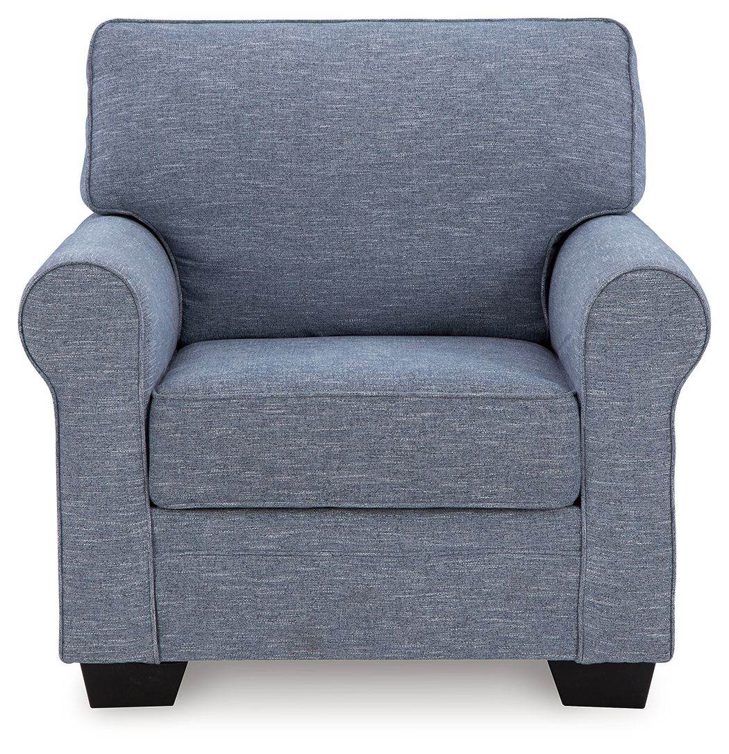 Carissa Manor - Denim - Chair - Forward Furniture