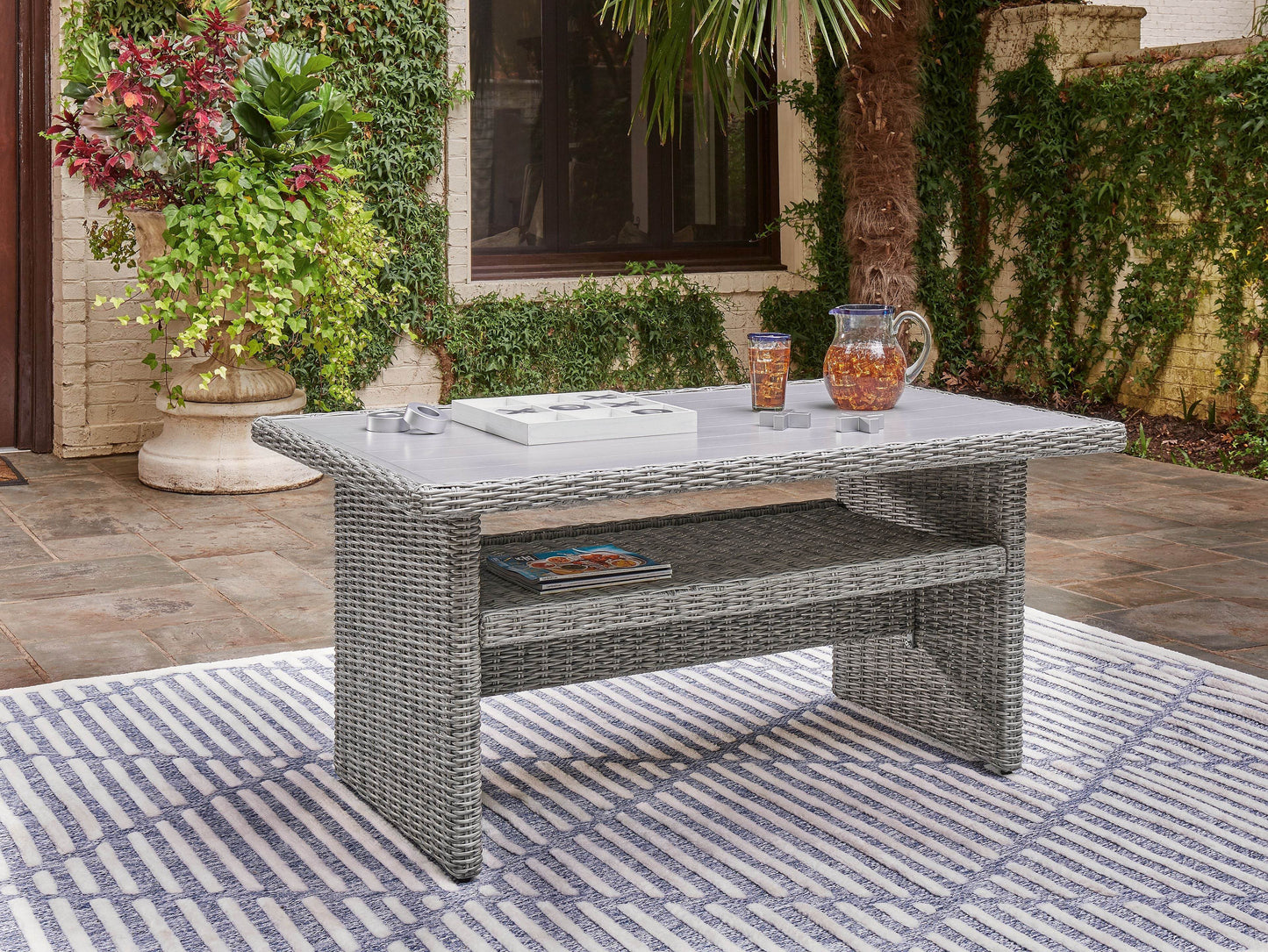 Naples Beach - Light Gray - RECT Multi-Use Table - Forward Furniture