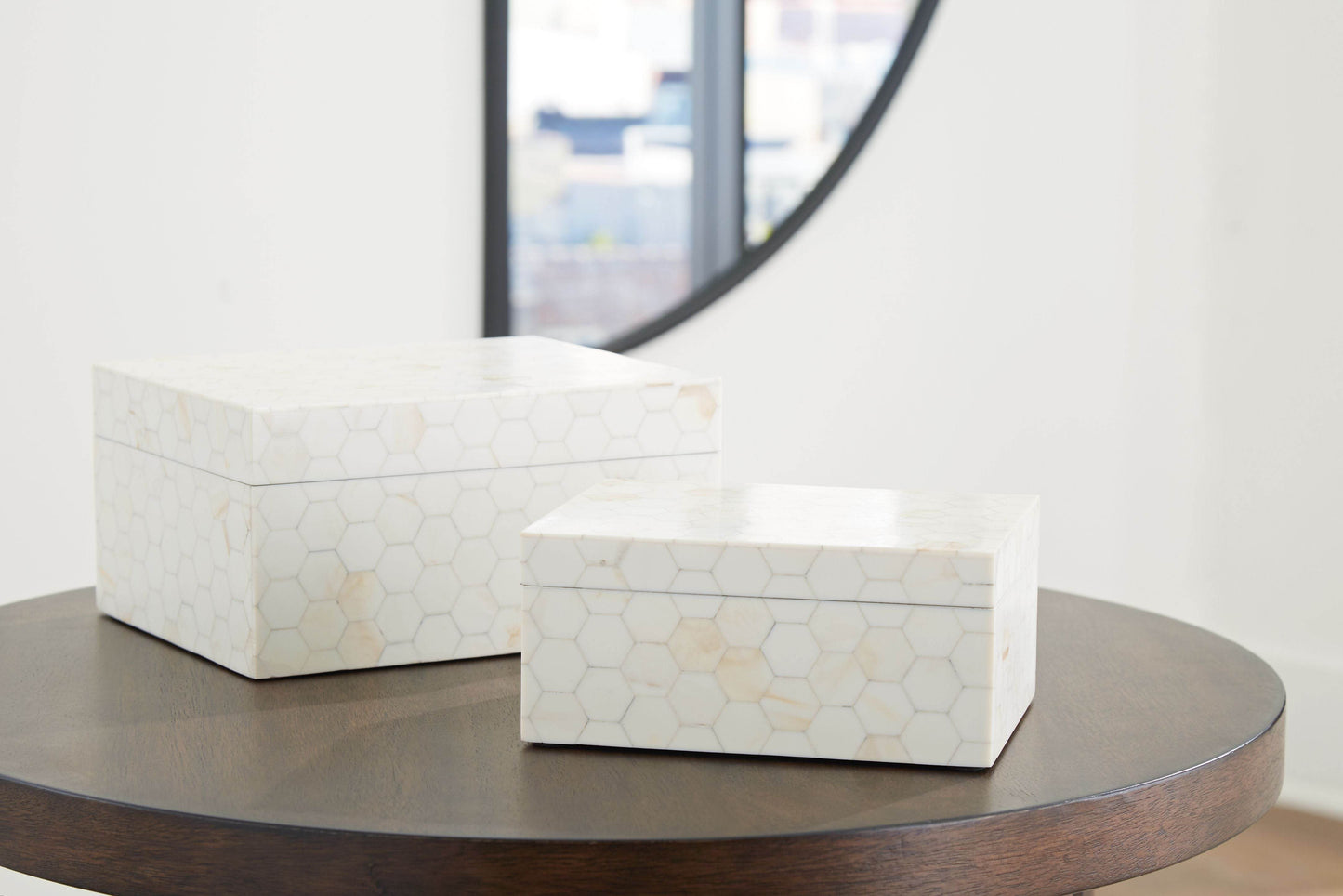 Aldenburg - Cream - Box Set (Set of 2) - Forward Furniture