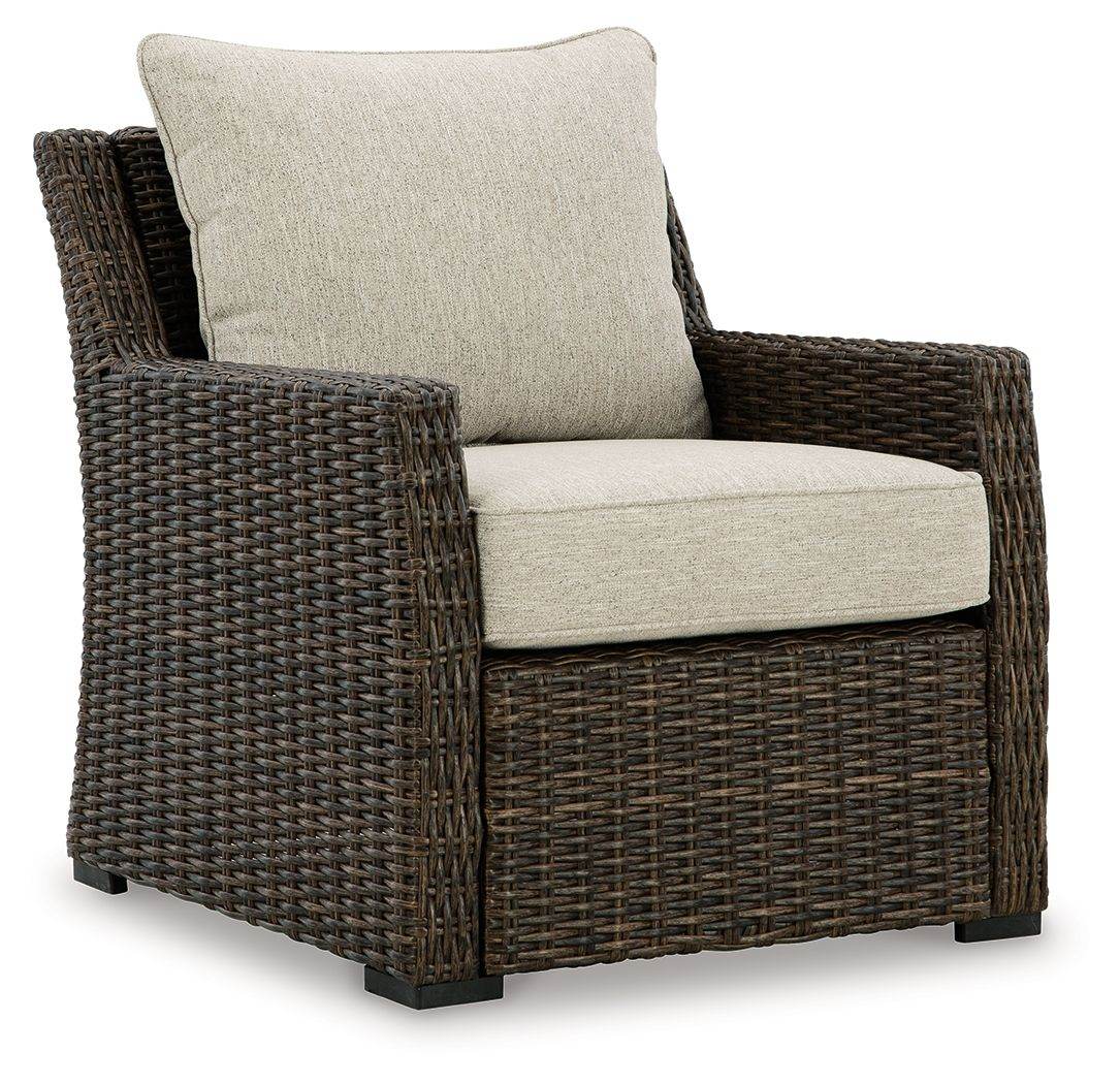 Brook Ranch - Brown - Lounge Chair With Cushion - Forward Furniture