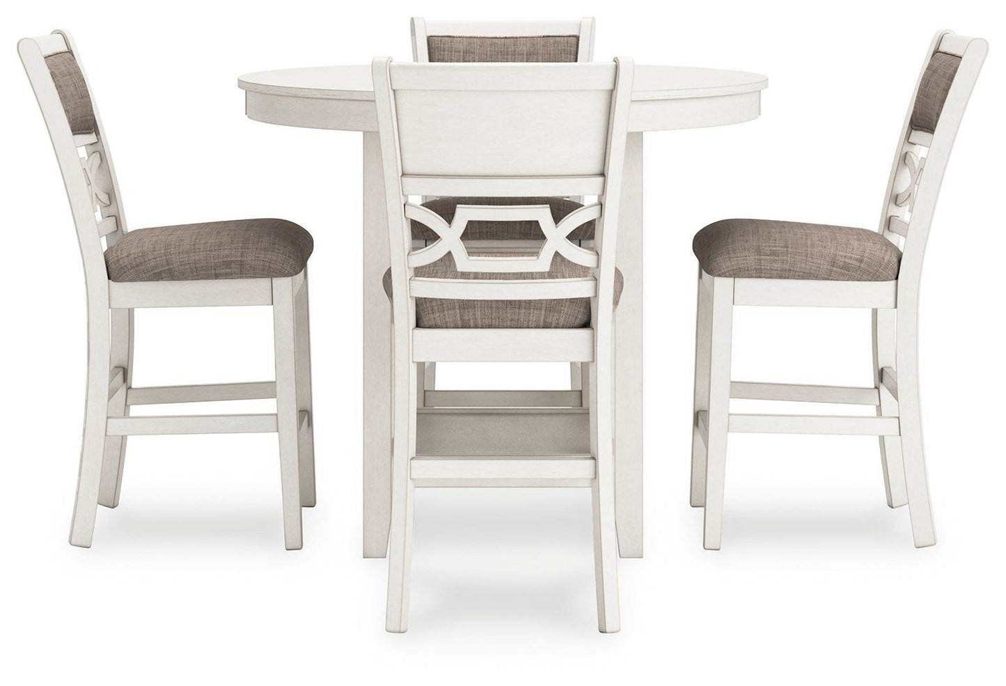 Erinberg - Antique White - Dining Room Counter Table Set (Set of 5) - Forward Furniture