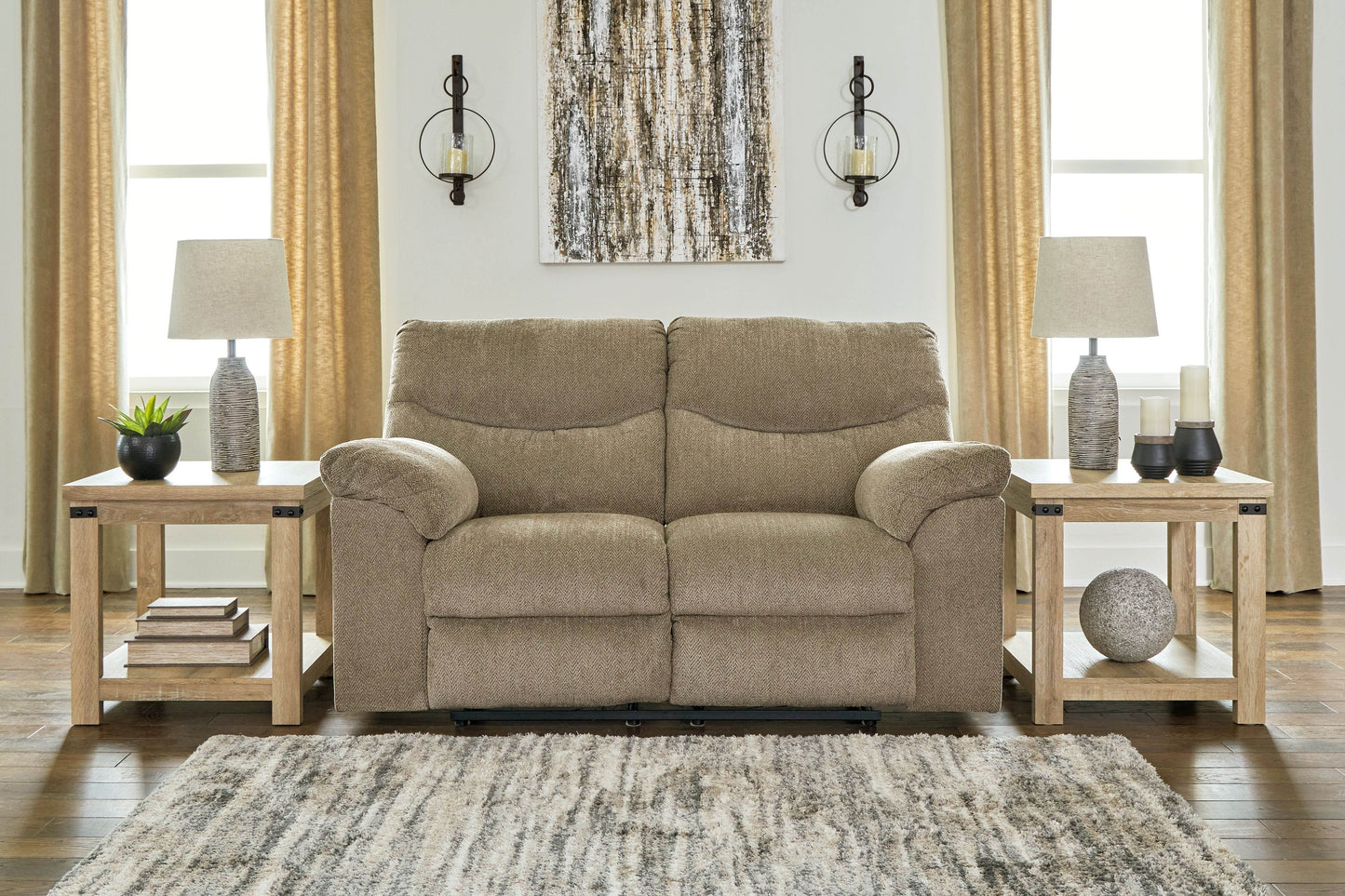 Alphons - Briar - Reclining Loveseat - Fabric - Forward Furniture