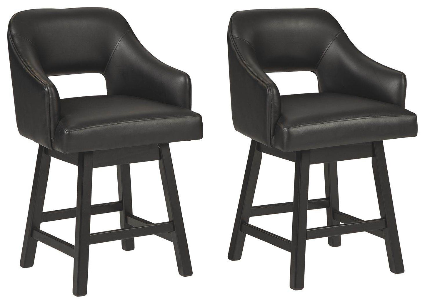 Tallenger - Upholstered Swivel Barstool (Set of 2) - Forward Furniture