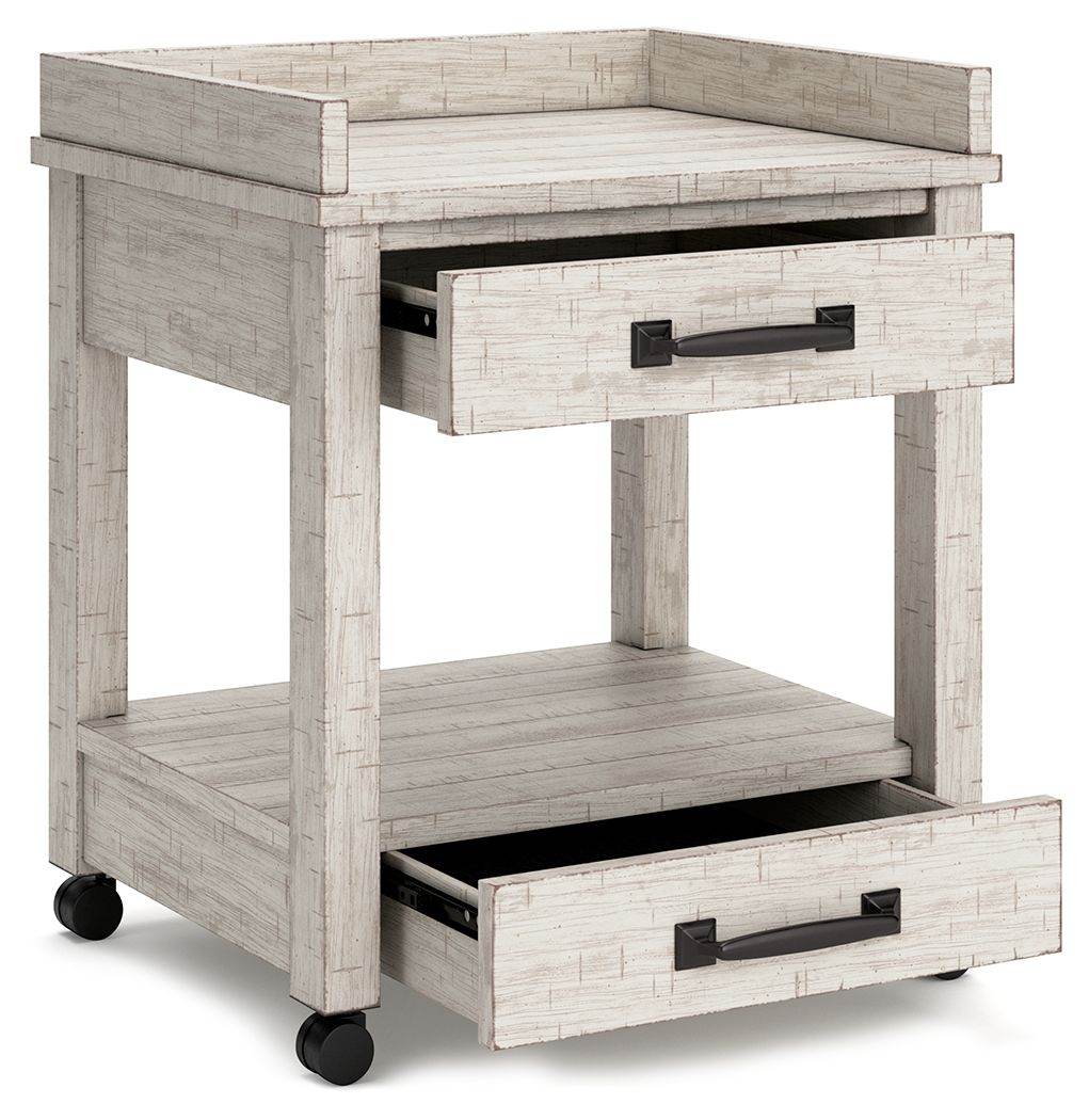 Carynhurst - Whitewash - Printer Stand - Forward Furniture