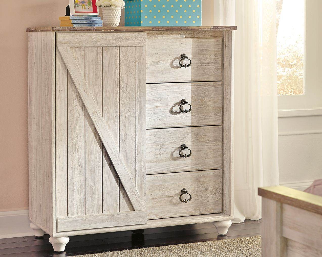 Willowton - Whitewash - Dressing Chest - Forward Furniture