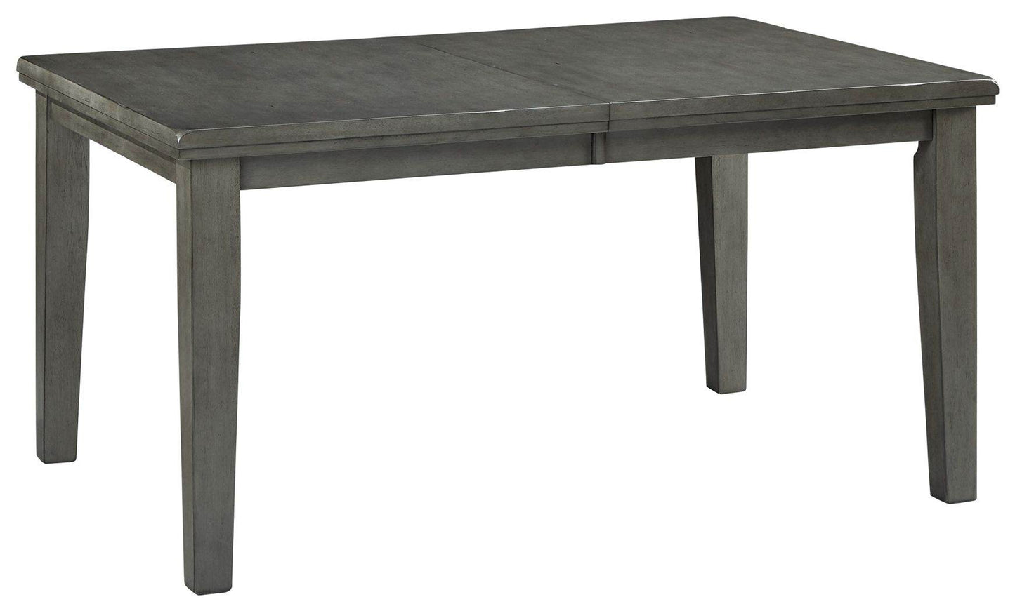Hallanden - Gray - Rectangular Dining Room Butterfly Extension Table - Forward Furniture