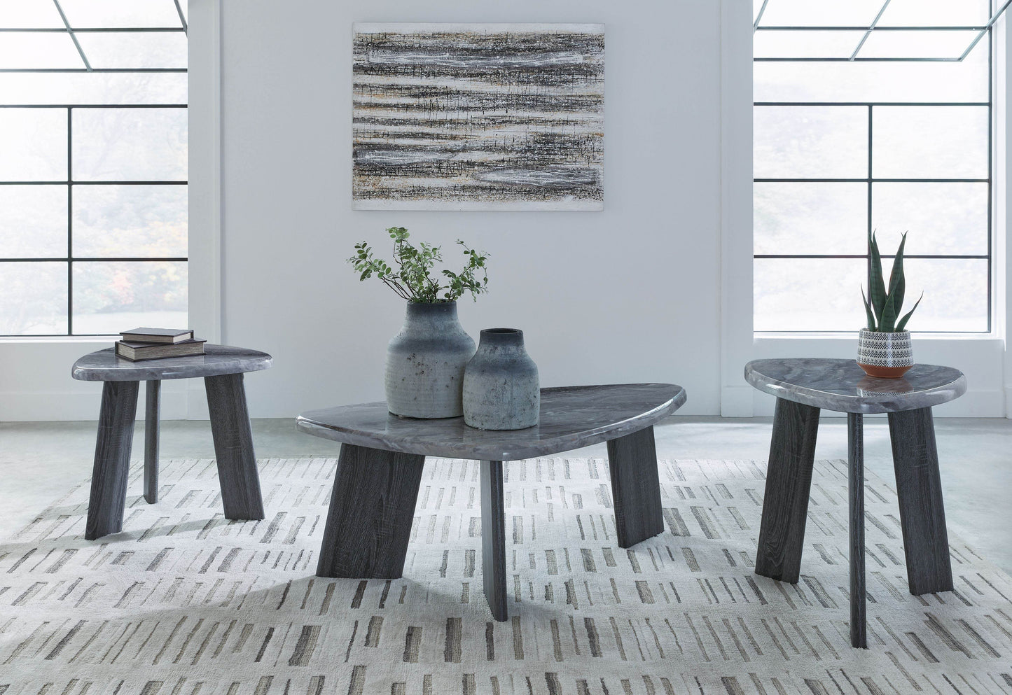 Bluebond - Gray - Occasional Table Set (Set of 3) - Forward Furniture