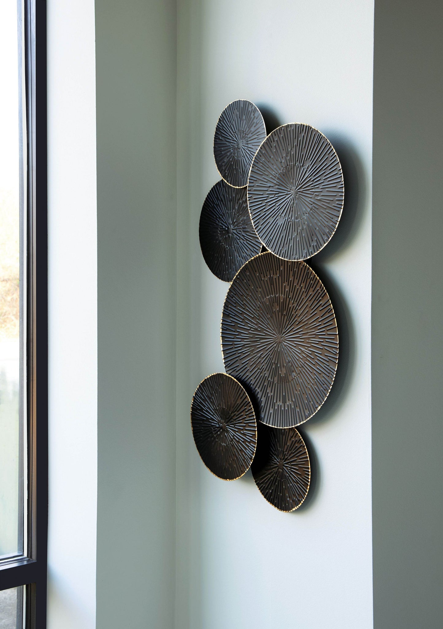 Rhetlen - Black / Gold Finish - Wall Decor - Forward Furniture