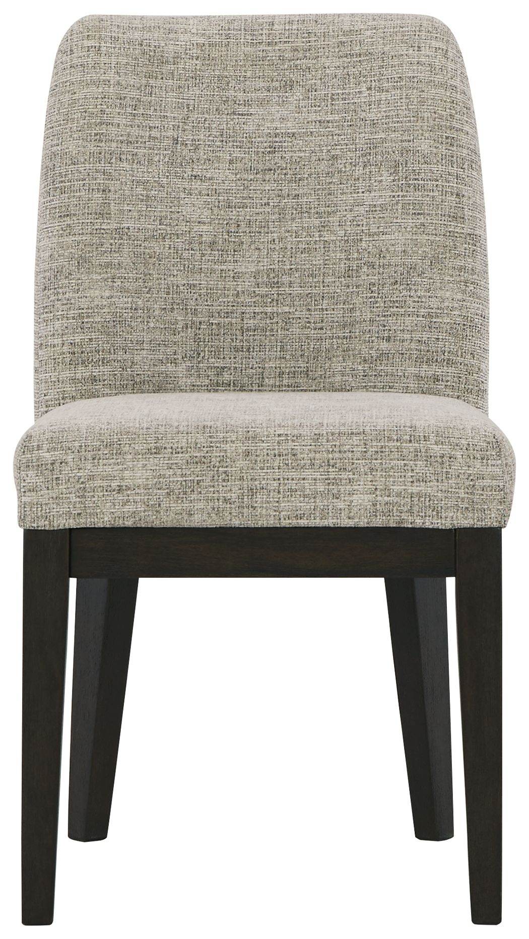 Burkhaus - Beige / Dark Brown - Dining UPH Side Chair (Set of 2) - Forward Furniture