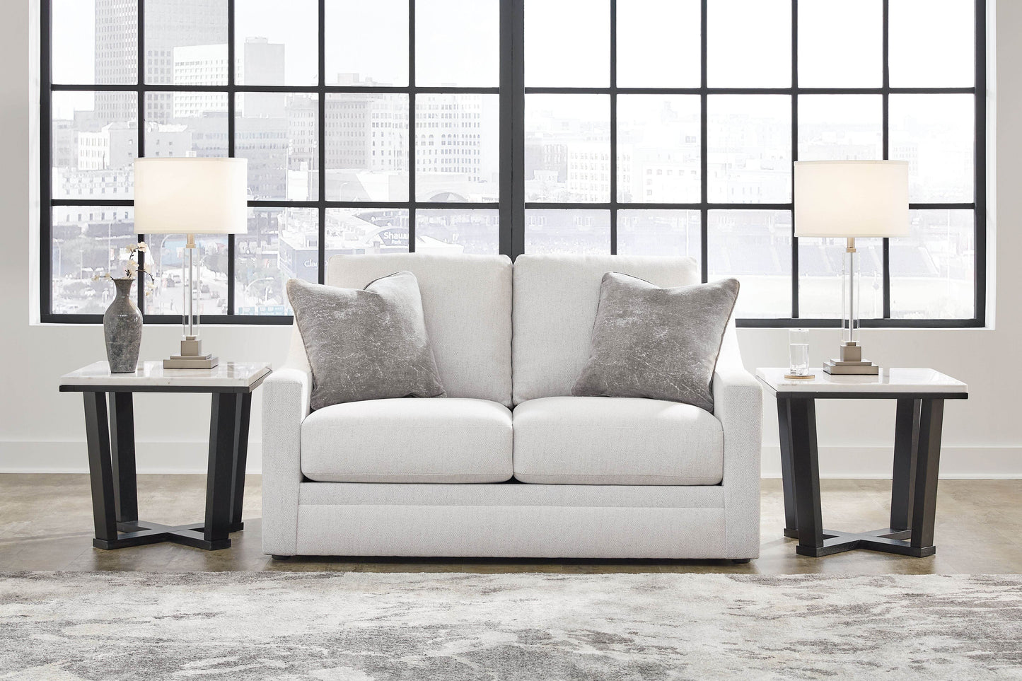 Maitelynn - Chalk - Loveseat - Forward Furniture