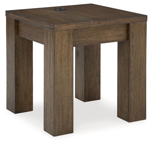 Rosswain - Warm Brown - Square End Table - Forward Furniture