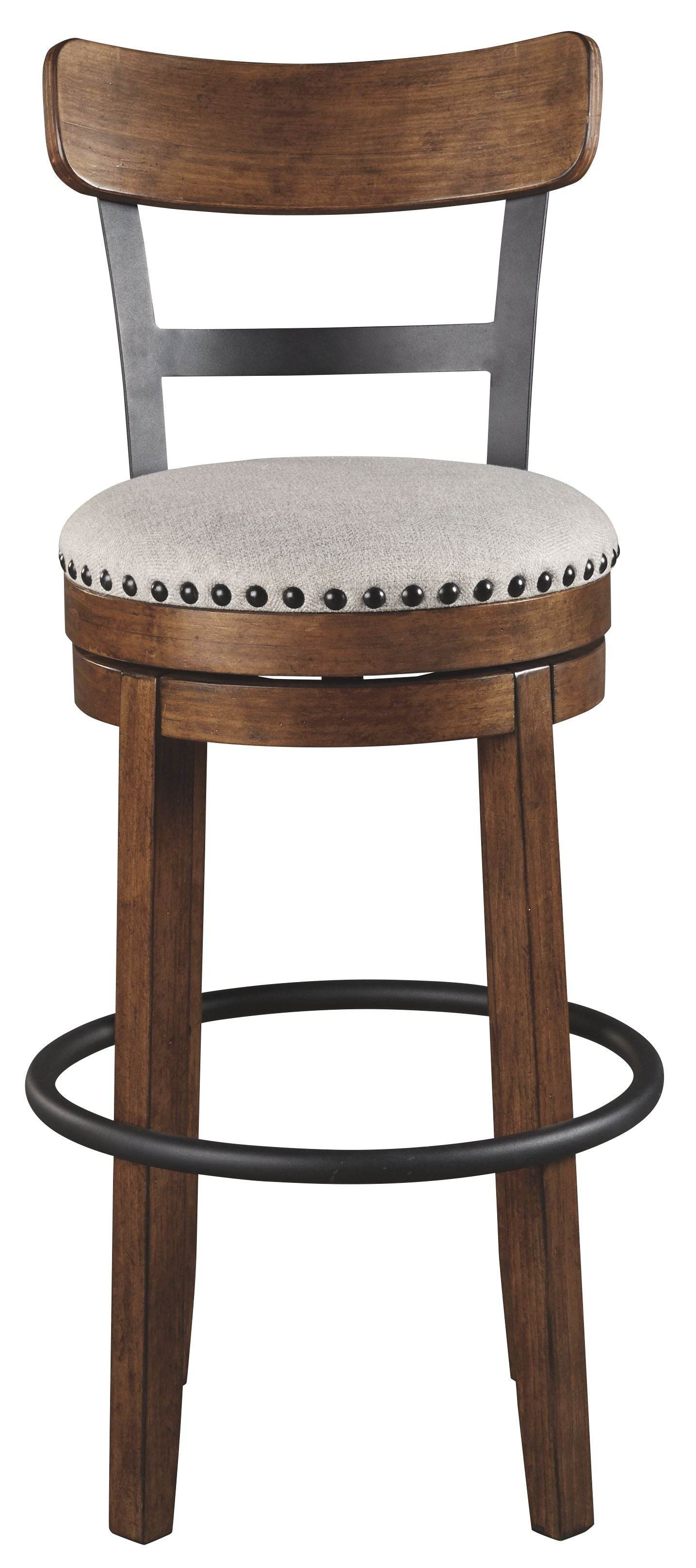 Valebeck - Tall Upholstered Swivel Barstool - Forward Furniture