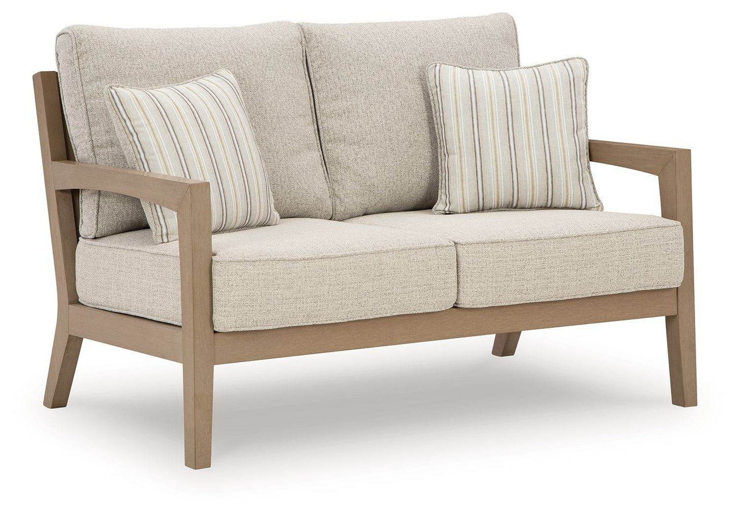 Hallow Creek - Driftwood - Loveseat With Cushion - Forward Furniture