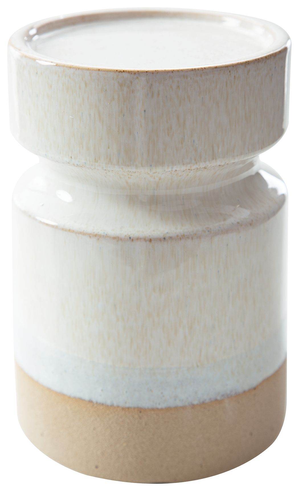 Hurston - Ivory / Brown - Candle Holder Set (Set of 3) - Forward Furniture