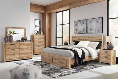 7 Pc. Bed, Dresser, Mirror, Chest