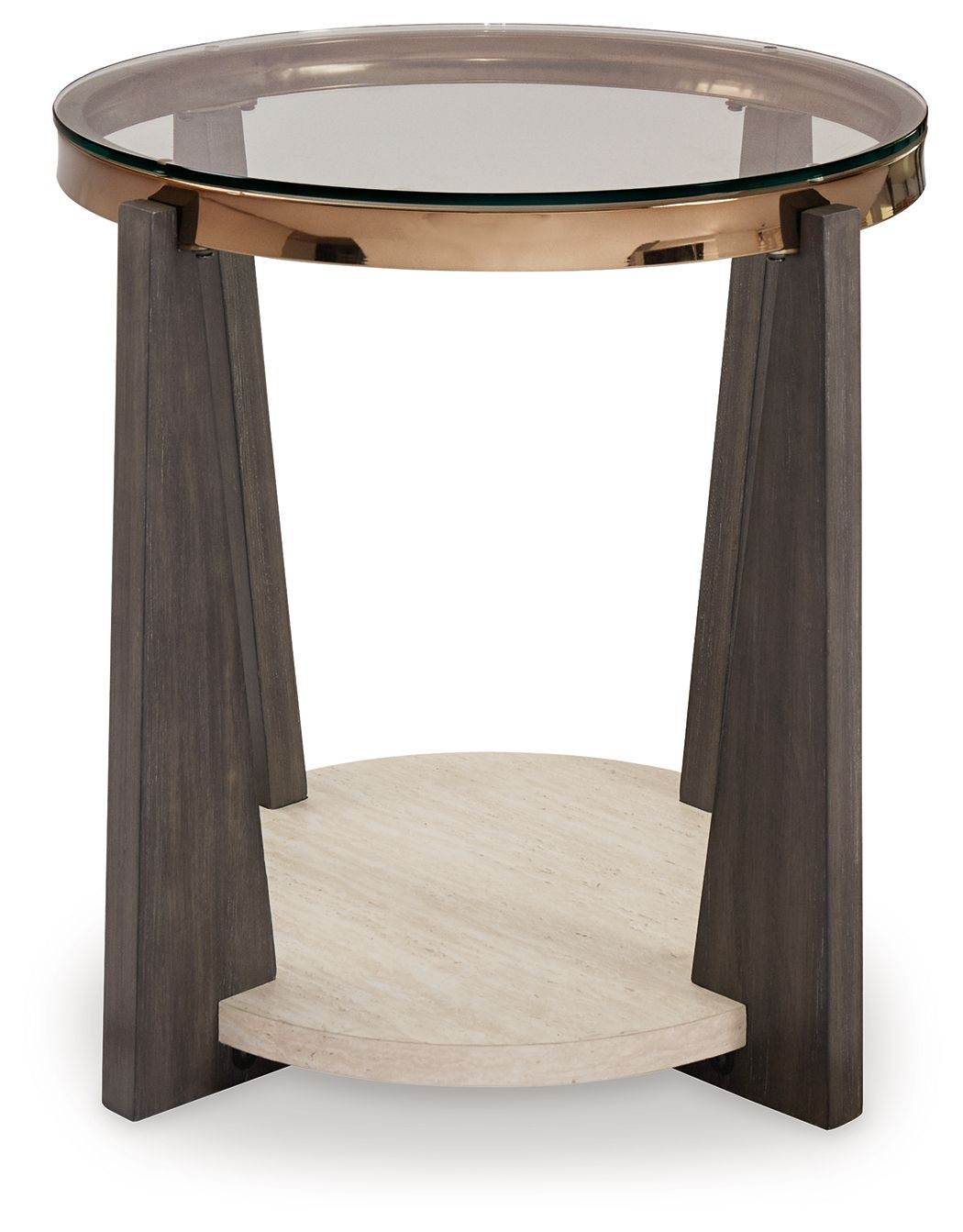 Frazwa - Multi - Round End Table - Forward Furniture