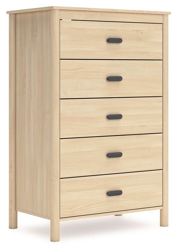 Cabinella - Tan - Five Drawer Chest - Forward Furniture
