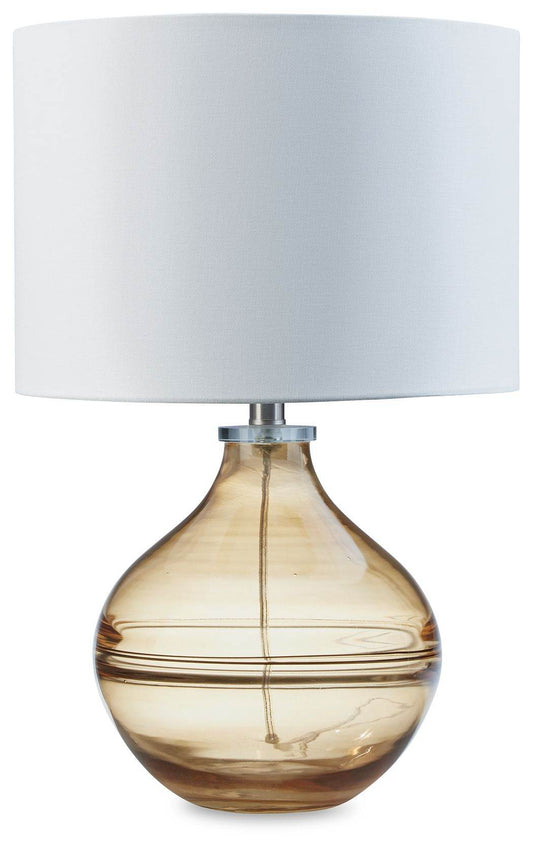 Lemmitt - Glass Table Lamp - Forward Furniture
