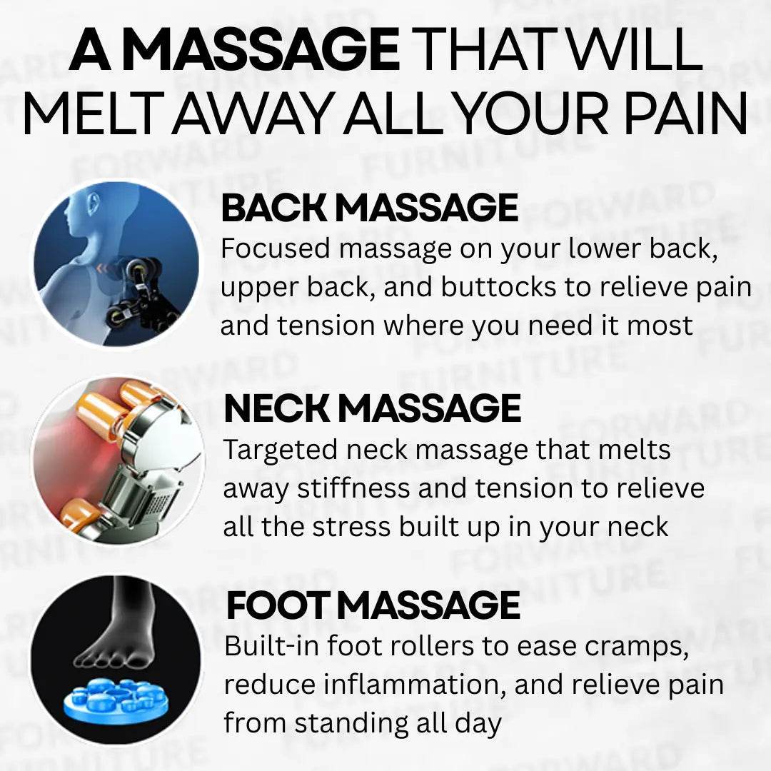 Bliss Leather Heated Massage Chair - Forward Furniture