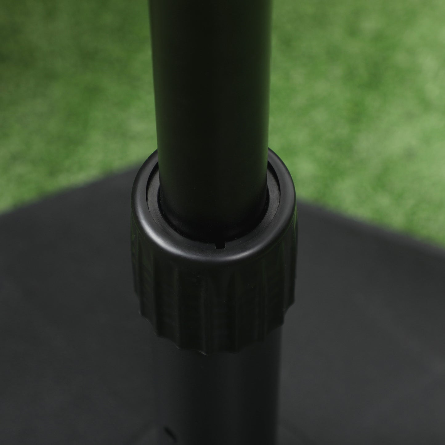 48lbs Concrete Square Patio Umbrella Base Weight, Outdoor Umbrella Stand Holder for Lawn, Deck, Backyard, Garden, Black